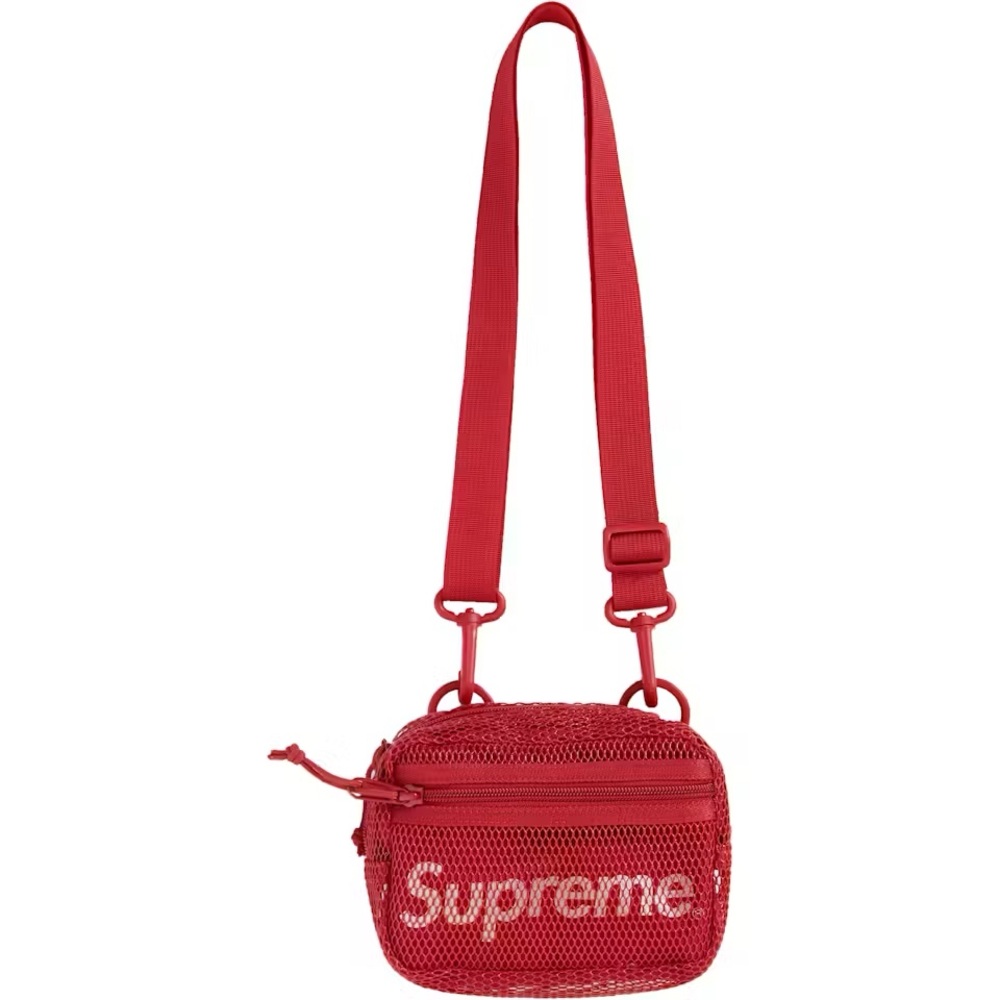 Supreme Red Crossbody Bag with Adjustable Strap